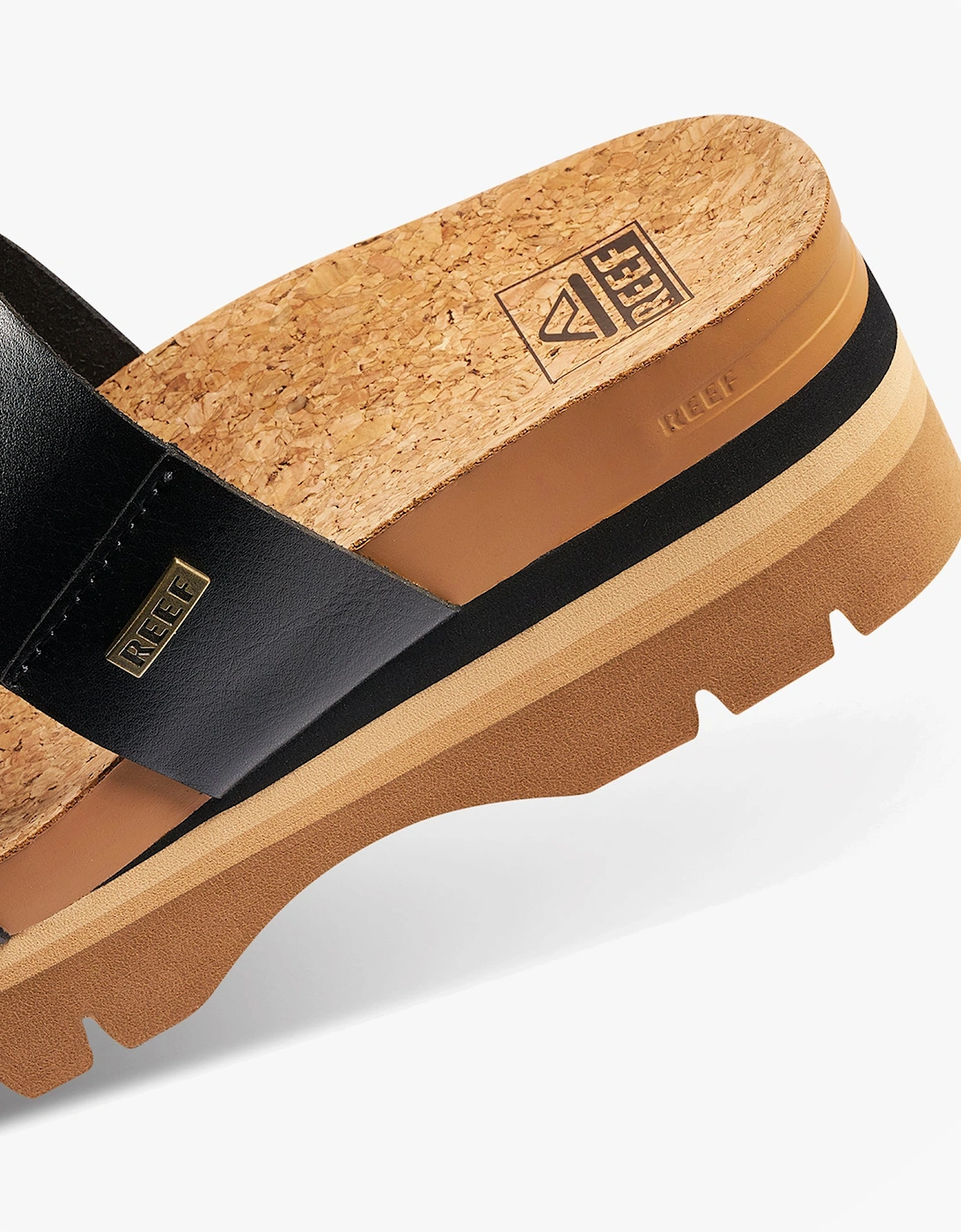 Reef CUSHION VISTA Womens Platform  Sandals Black