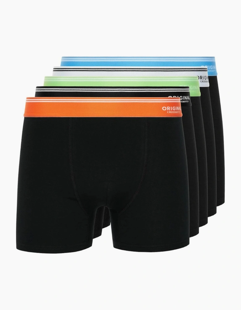 Crosshatch Mens Prismara Boxer Shorts (Pack of 5)