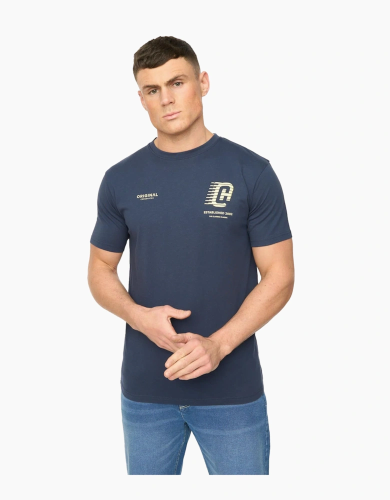Crosshatch Mens Morville Cotton T-Shirt