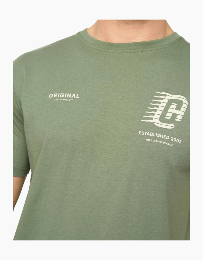 Crosshatch Mens Morville Cotton T-Shirt