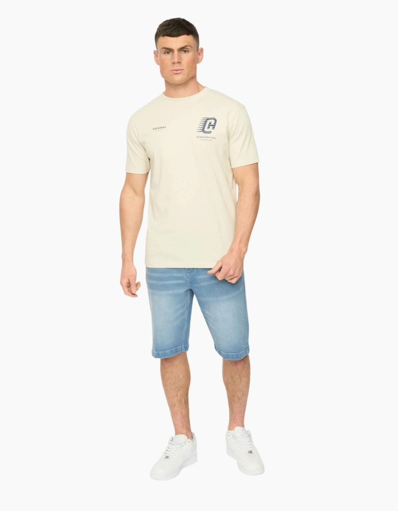 Crosshatch Mens Morville Cotton T-Shirt