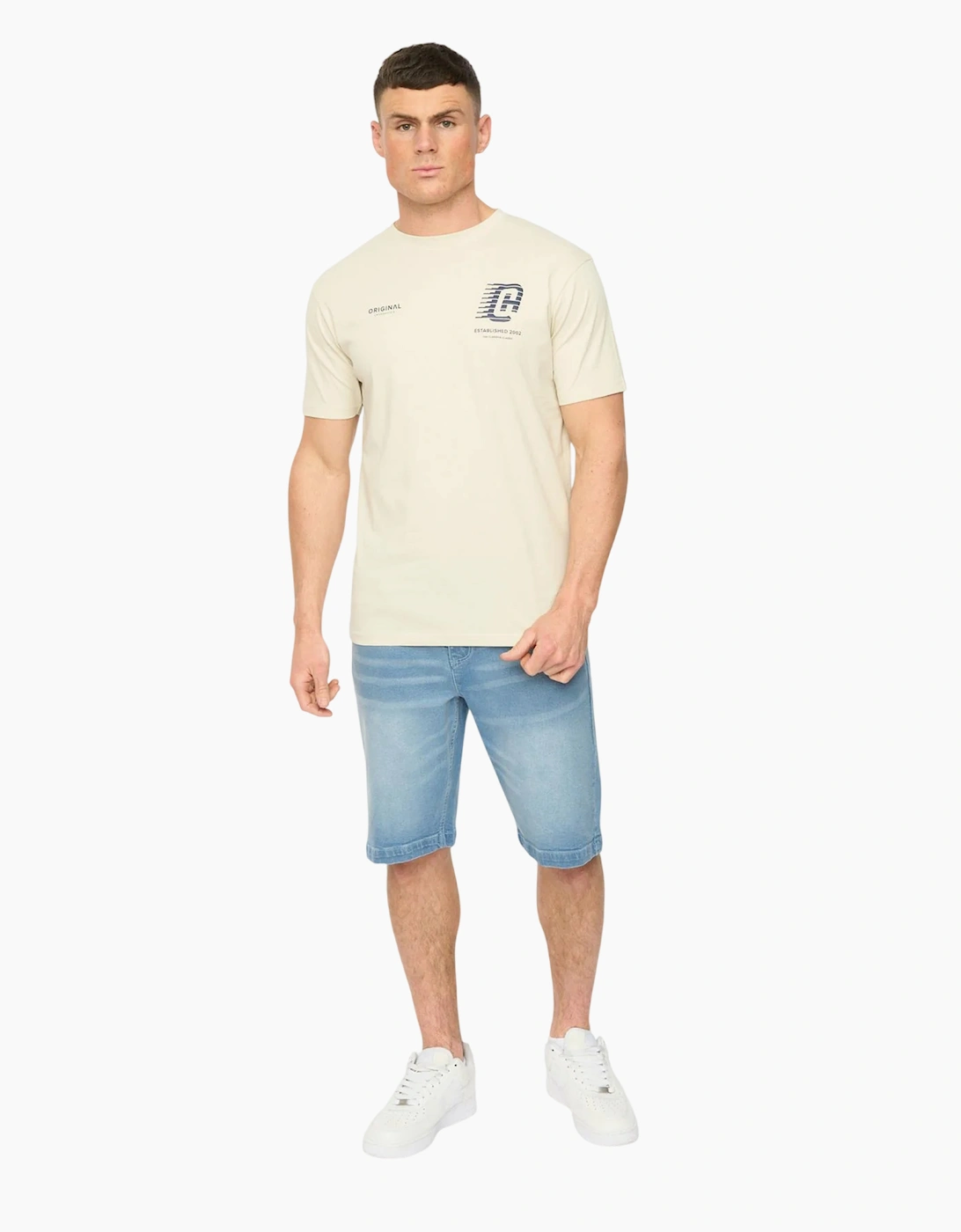 Crosshatch Mens Morville Cotton T-Shirt