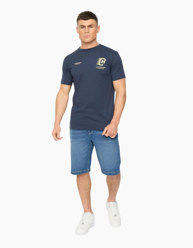 Crosshatch Mens Morville Cotton T-Shirt