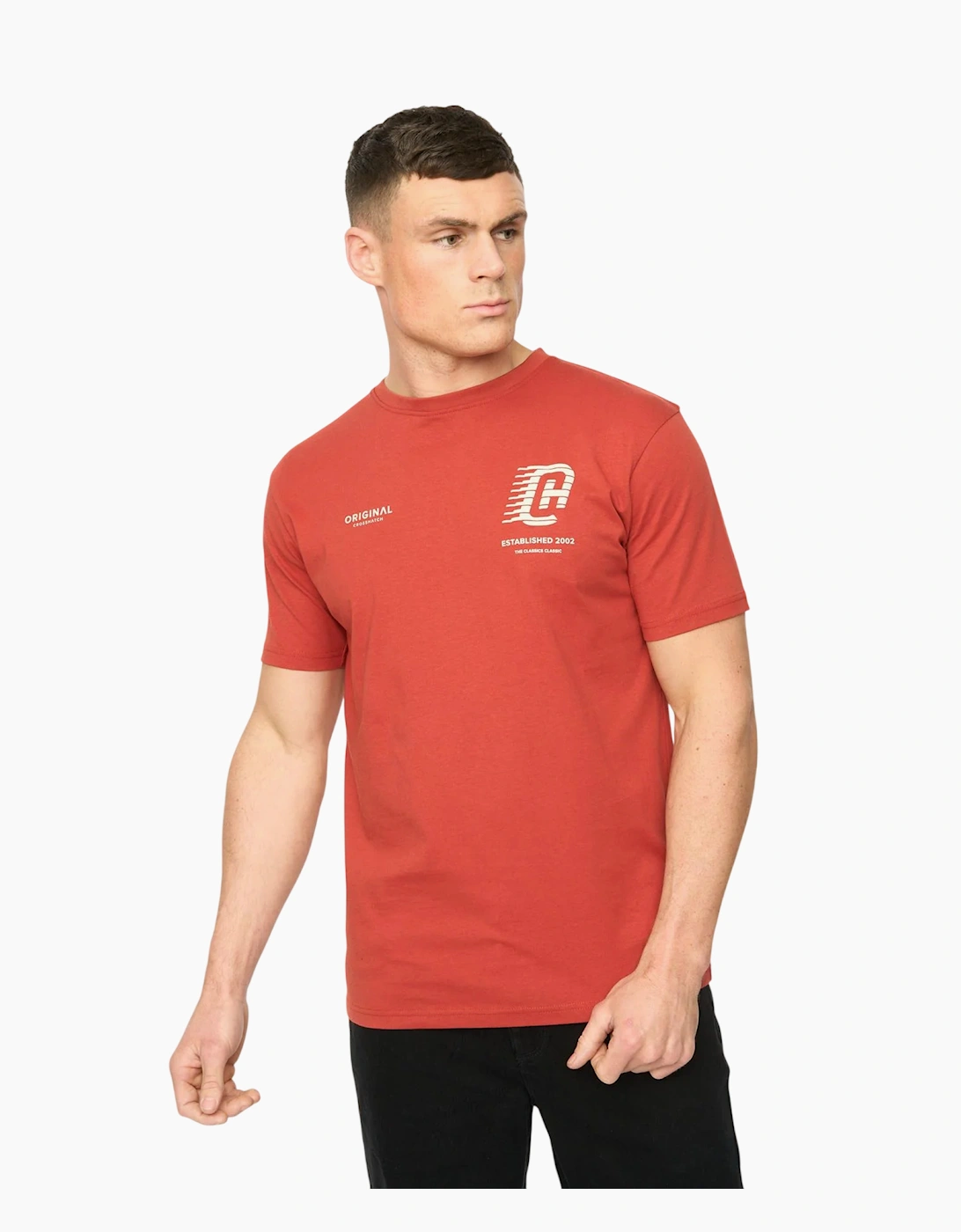 Crosshatch Mens Morville Cotton T-Shirt, 4 of 3