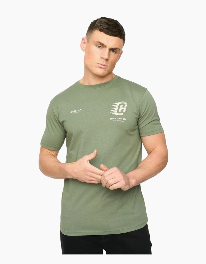 Crosshatch Mens Morville Cotton T-Shirt