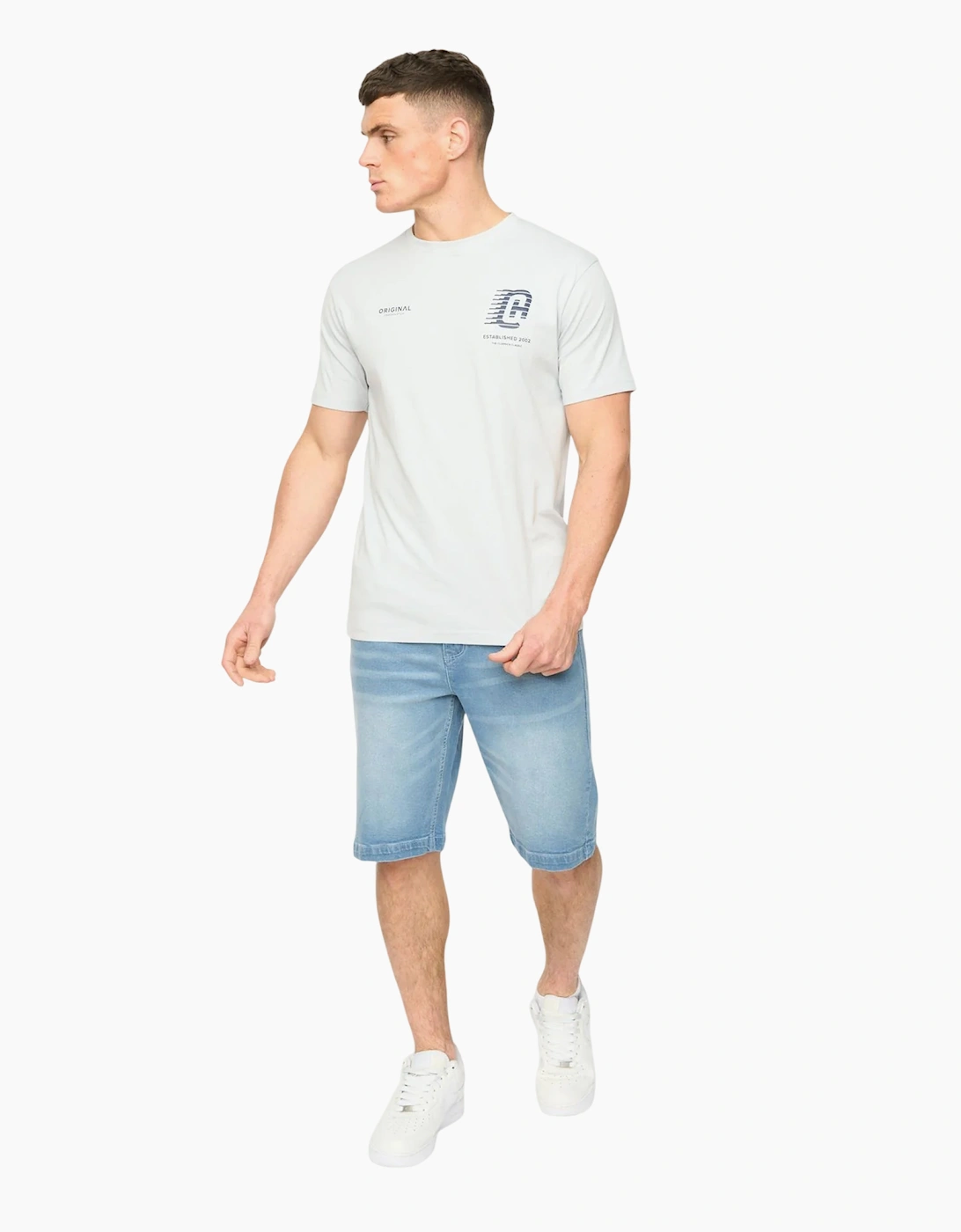 Crosshatch Mens Morville Cotton T-Shirt