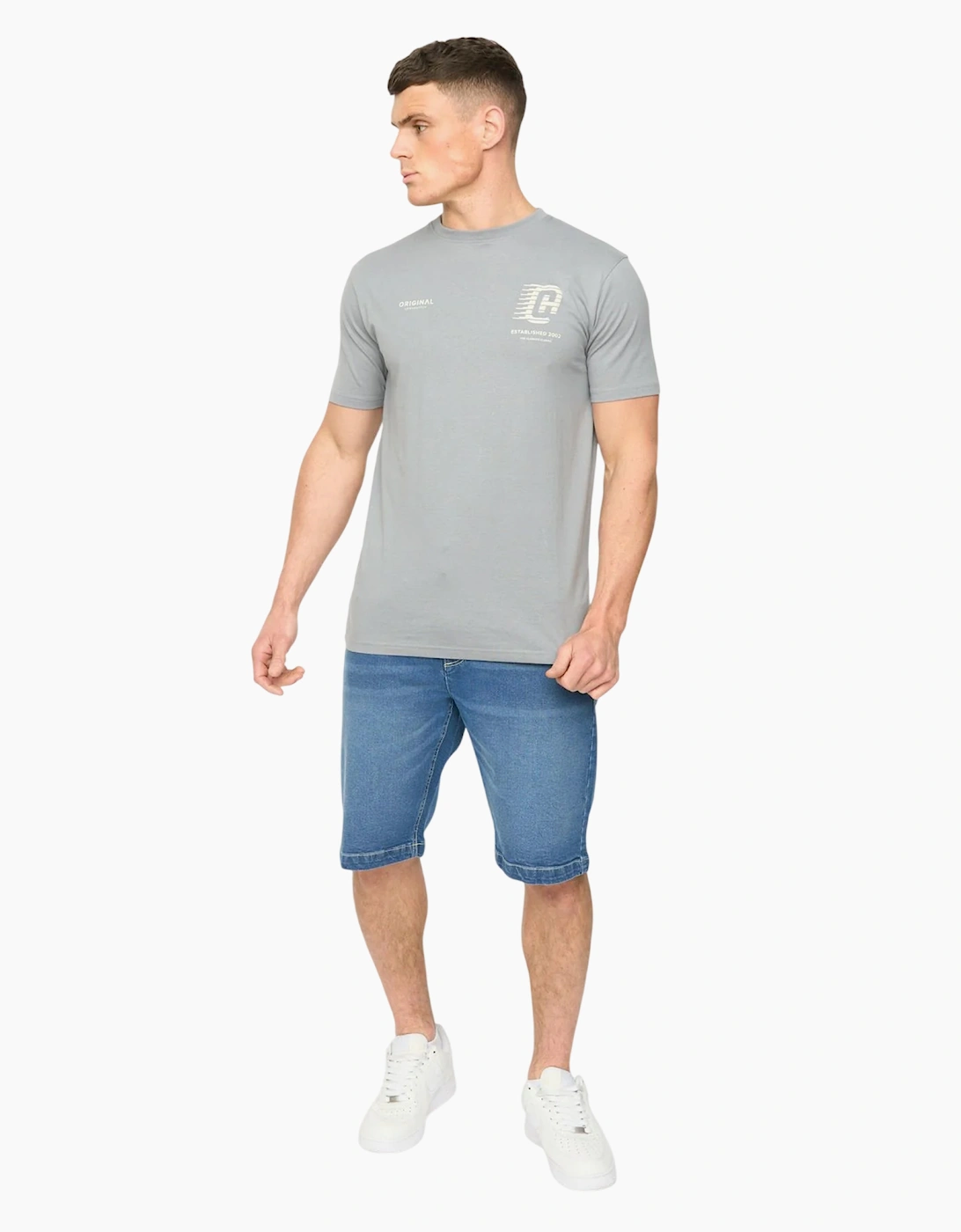 Crosshatch Mens Morville Cotton T-Shirt