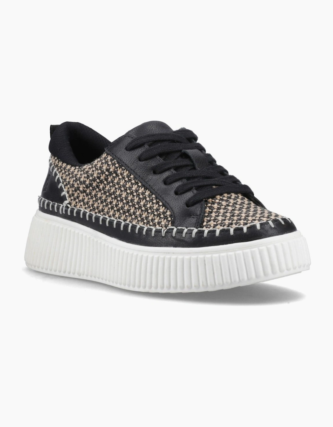 Haisley Woven Womens Trainers, 6 of 5