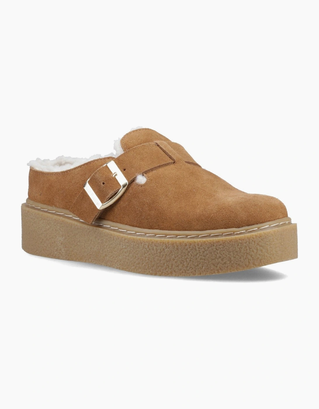 Blanche Fur Womens Mules, 6 of 5