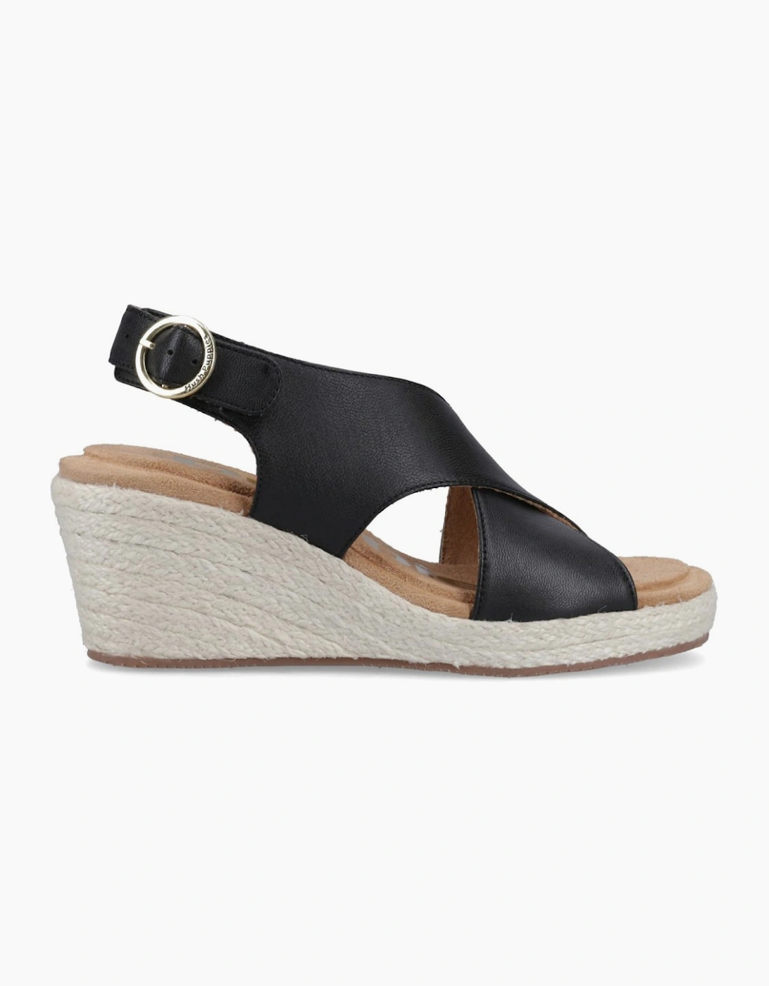 Willow Rattan Womens Wedge Sandals