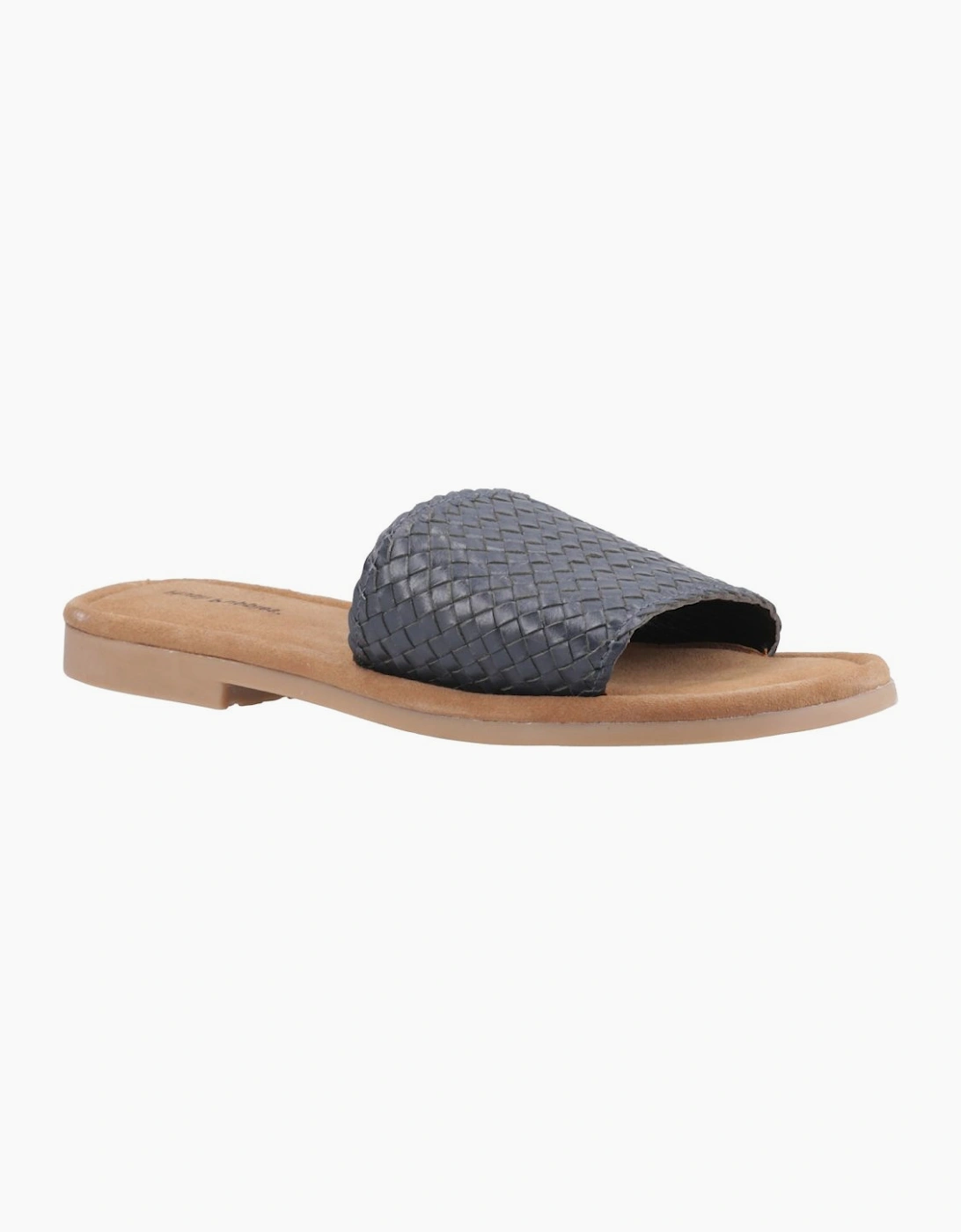 Hush Puppies Women's Navy Hetty Wide Fit Sandals - Size 4