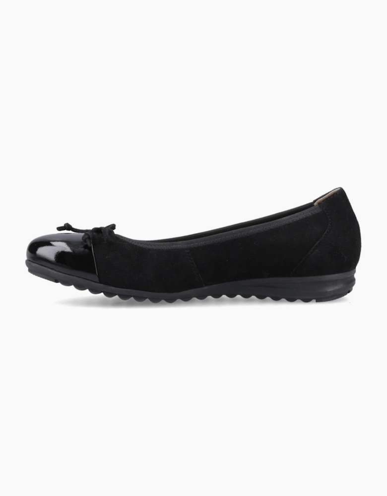 Laurie Toe Cap Womens Ballerinas