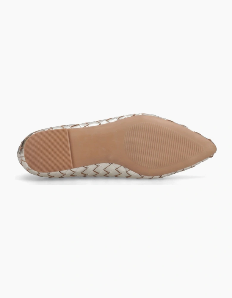 Darla Woven Womens Ballerinas