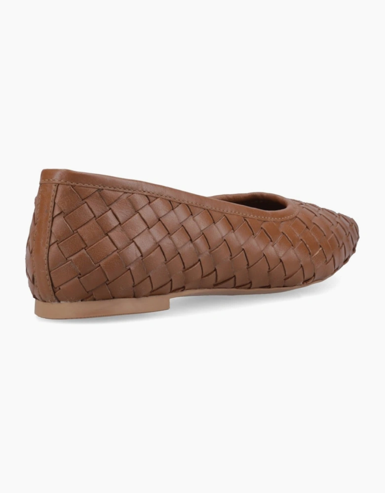 Darla Woven Womens Ballerinas