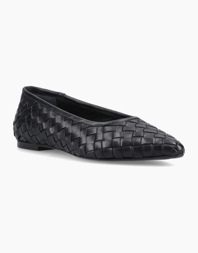Darla Woven Womens Ballerinas