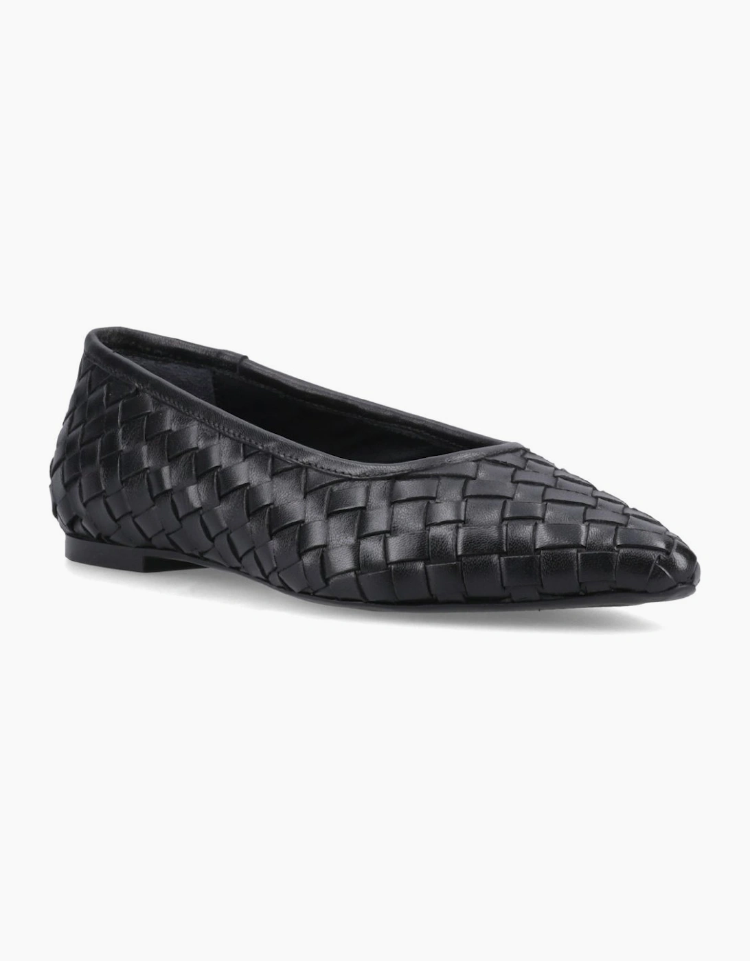 Hush Puppies Women's Black Darla Woven Ballerinas - Size 7