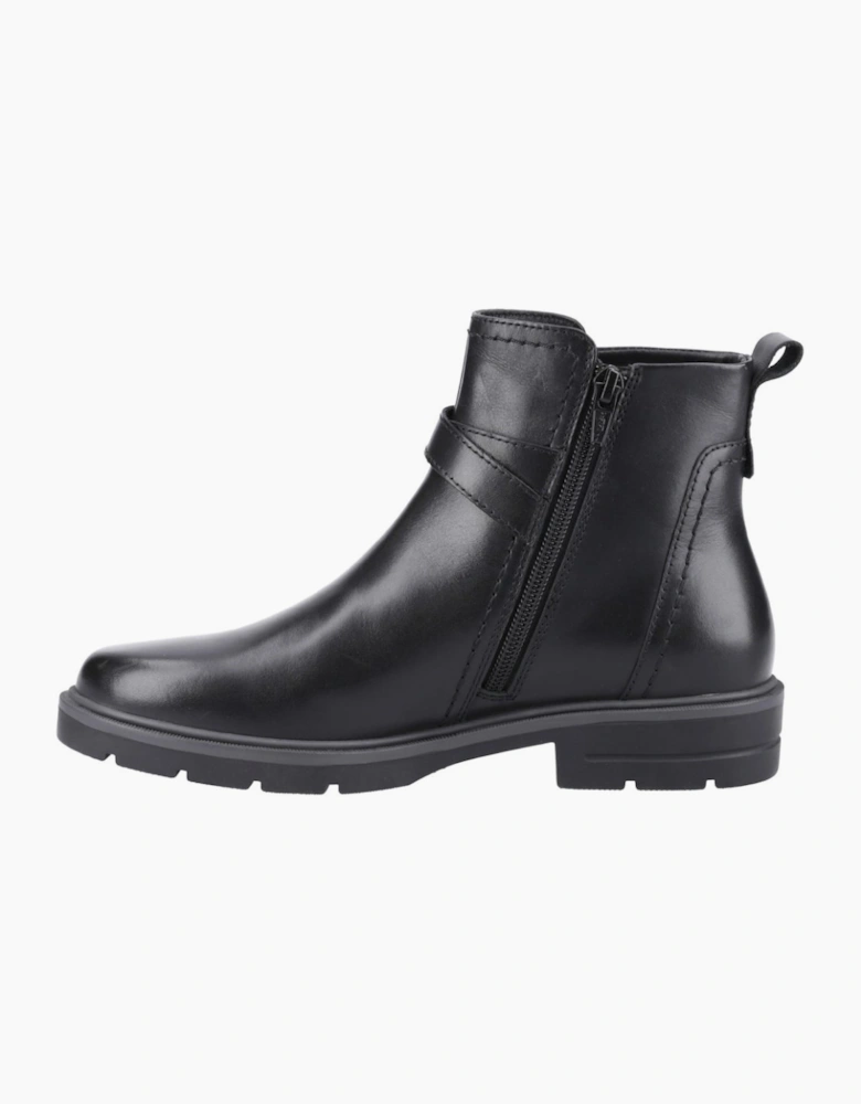 Tove Buckle Womens Ankle Boots