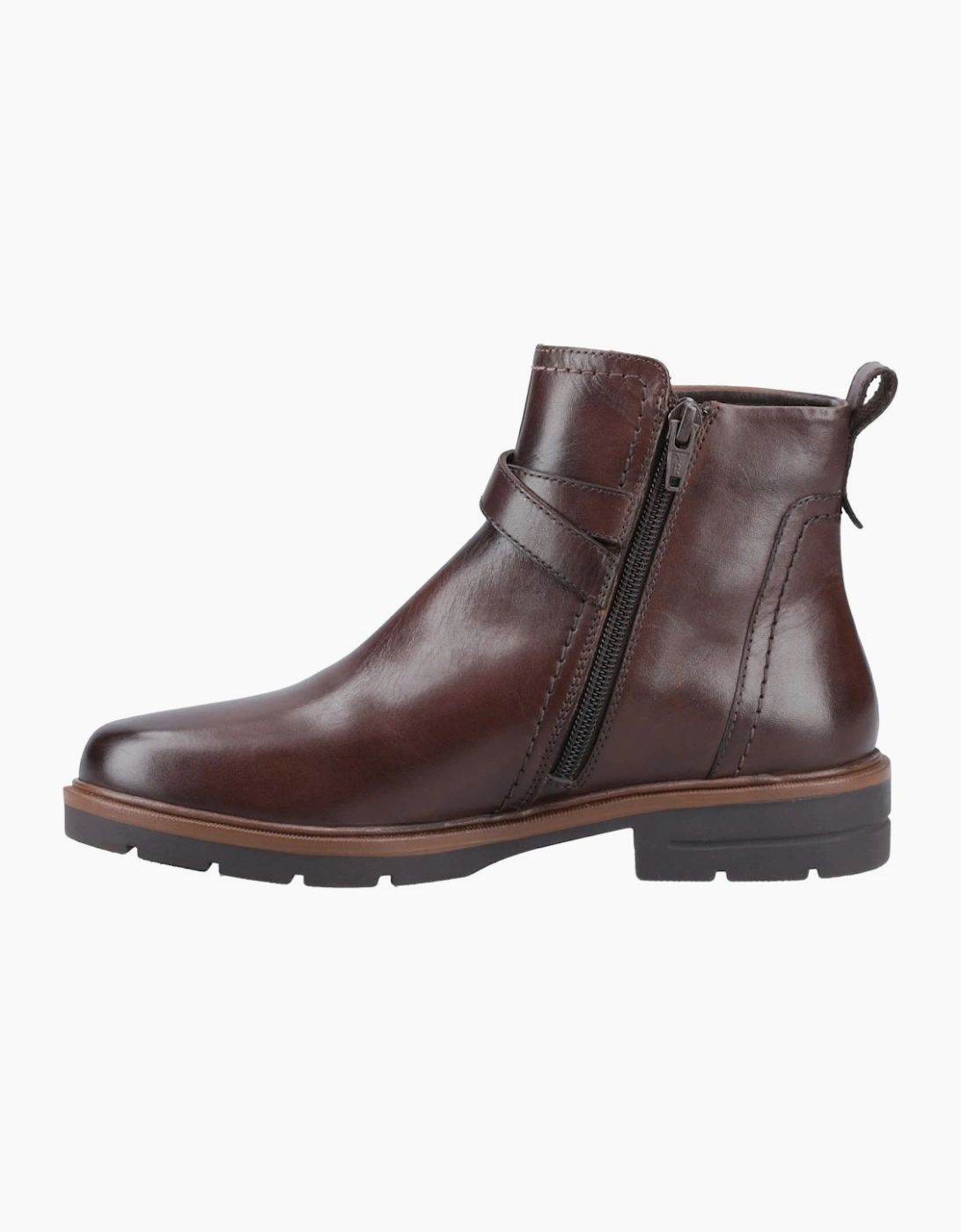 Tove Buckle Womens Ankle Boots