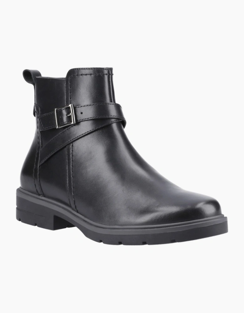 Tove Buckle Womens Ankle Boots