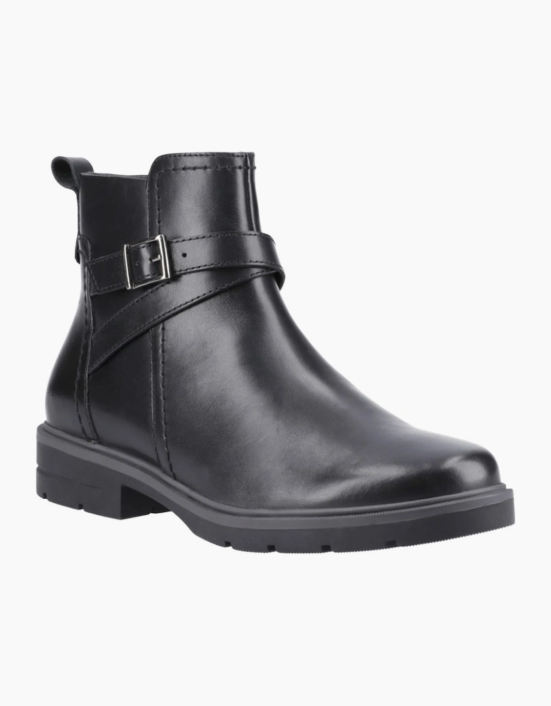 Tove Buckle Womens Ankle Boots, 6 of 5