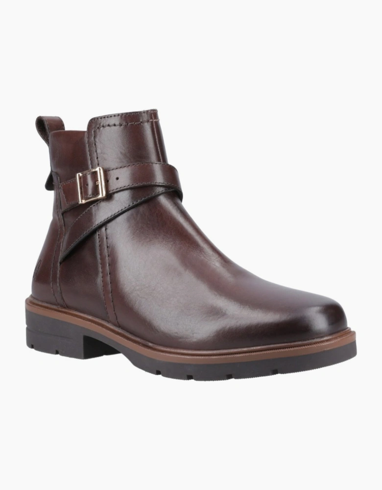 Tove Buckle Womens Ankle Boots
