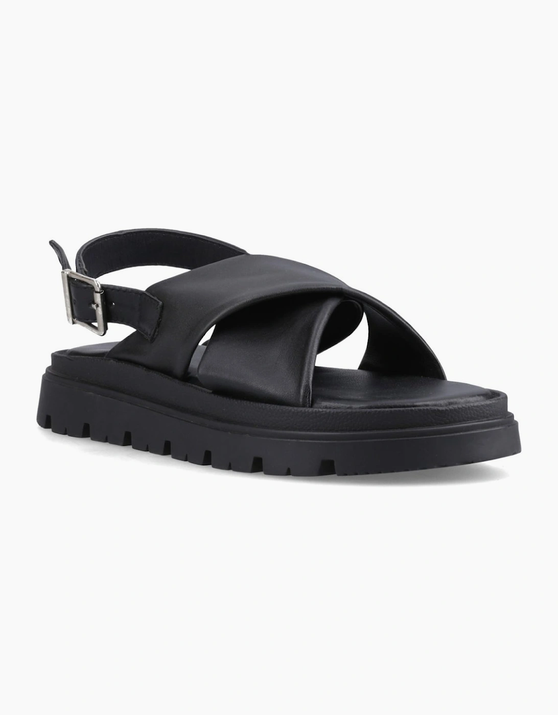 Hush Puppies Women's Black Lara Sandals - Size 6