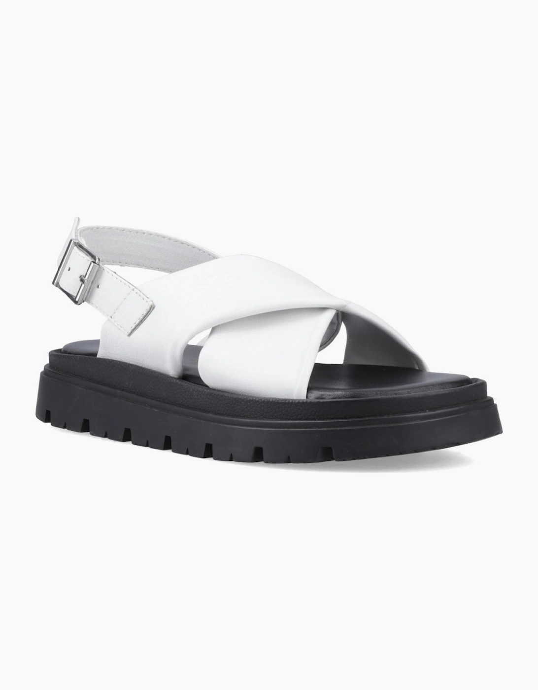 Hush Puppies Women's White Lara Sandals - Size: 4