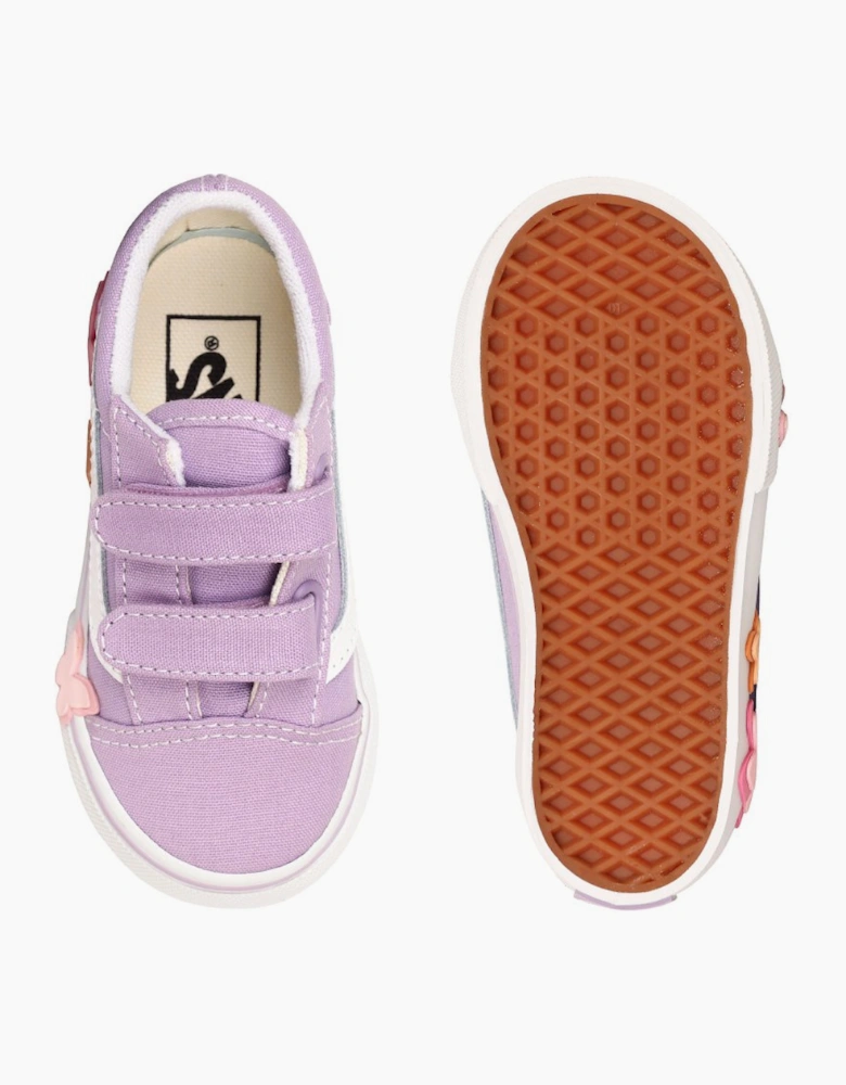 Old Skool Butterfly Girls Infant Canvas Shoes