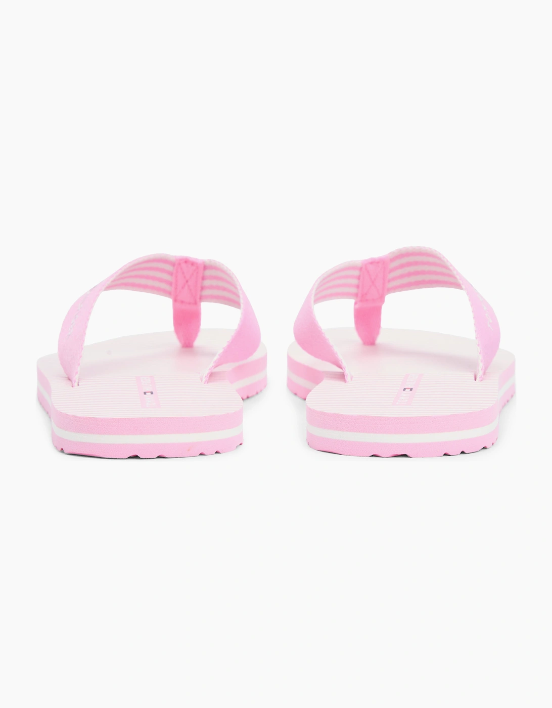 Tommy Hilfiger ITHACA STRIPE Womens Toe-Post Sandals Rose Petal