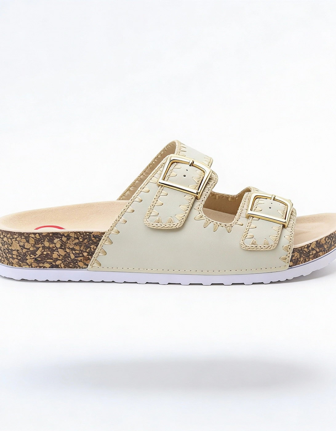 Heavenly Feet SANDY Womens Mules Sandals Beige, 7 of 6