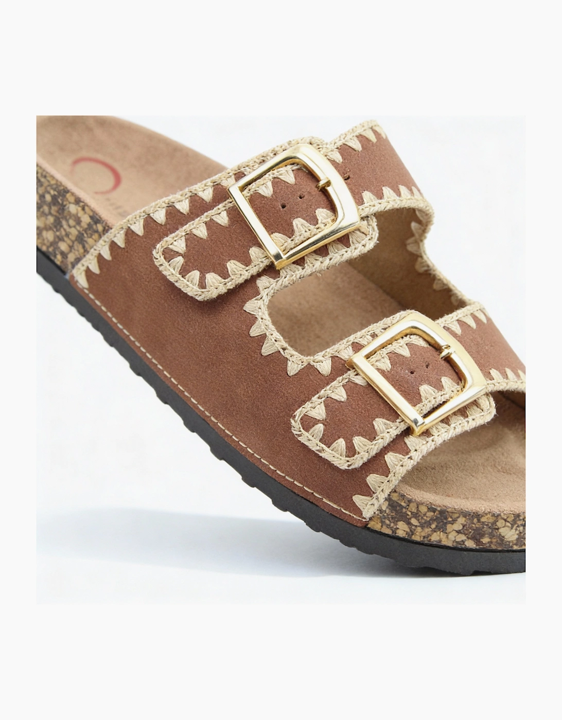 Heavenly Feet SANDY Womens Mules Sandals Bark