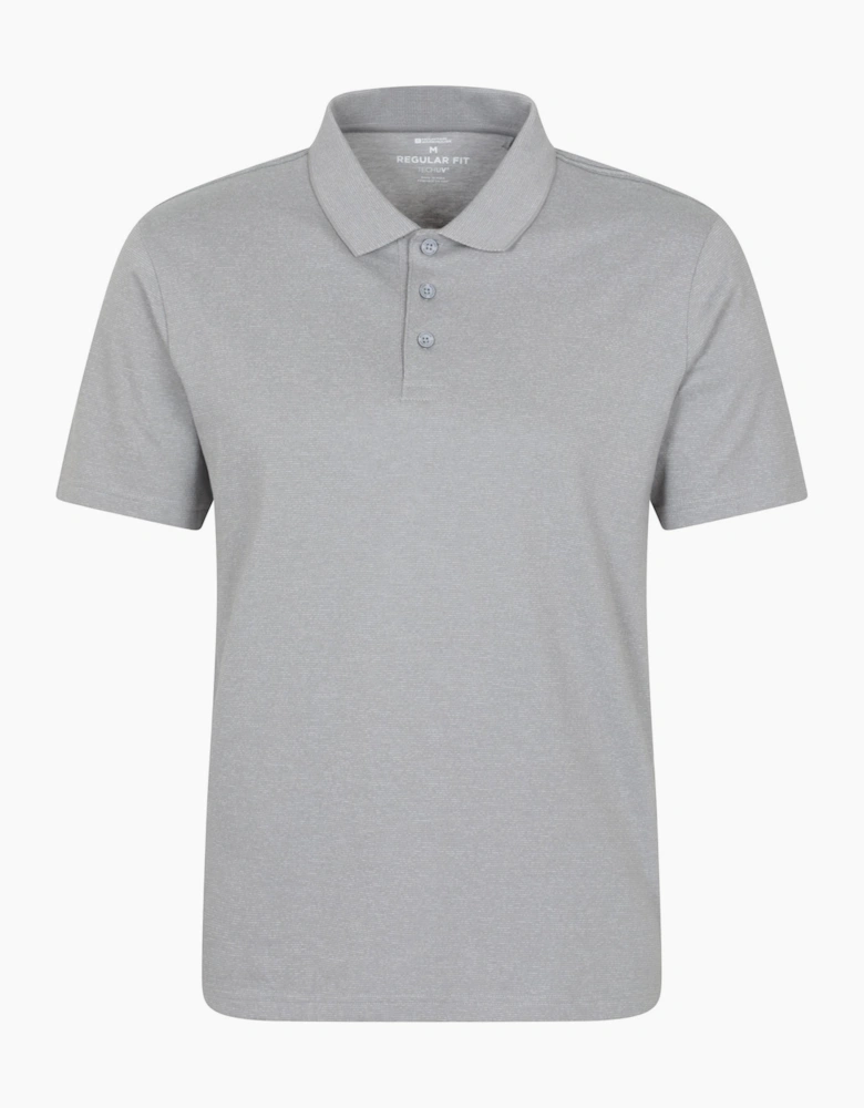 Mountain Warehouse Mens Cordyline Textured Polo Shirt