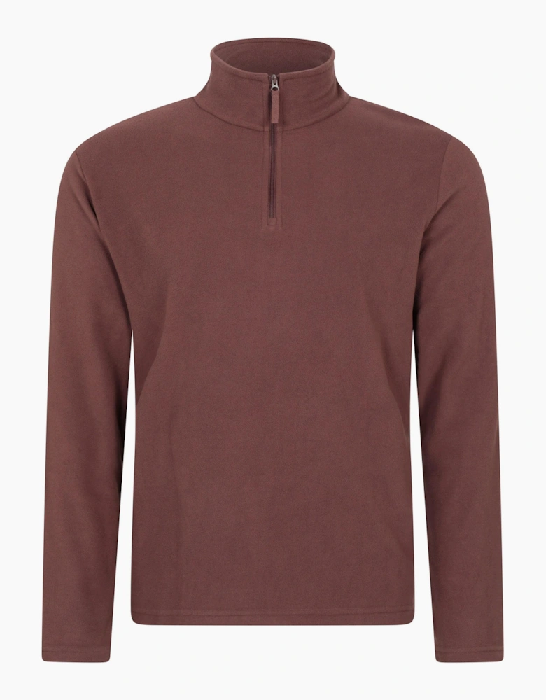 Mountain Warehouse Mens Camber II Half Zip Fleece Top