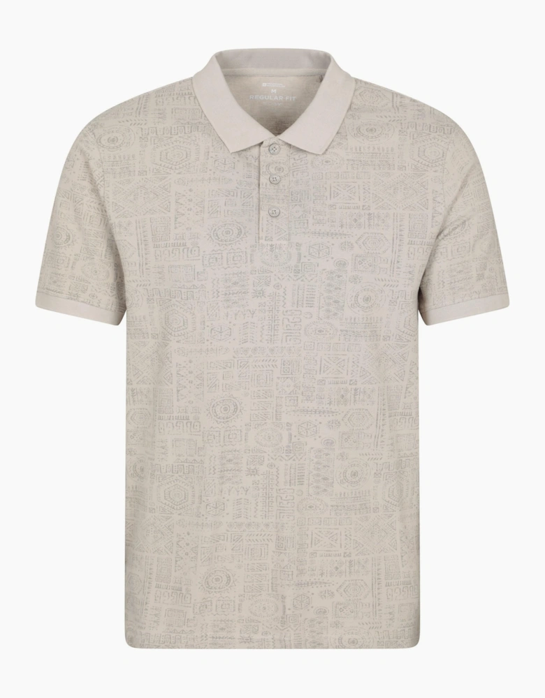 Mountain Warehouse Mens Dawnay Textured Pique Polo Shirt