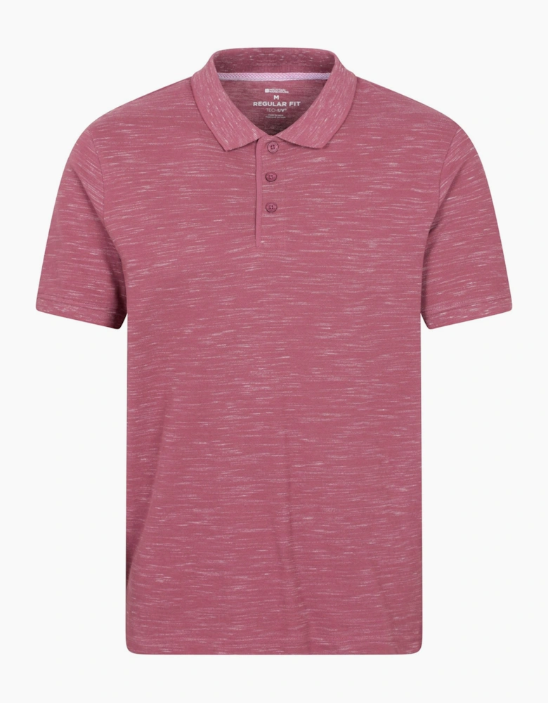 Mountain Warehouse Mens Dawnay Textured Pique Polo Shirt