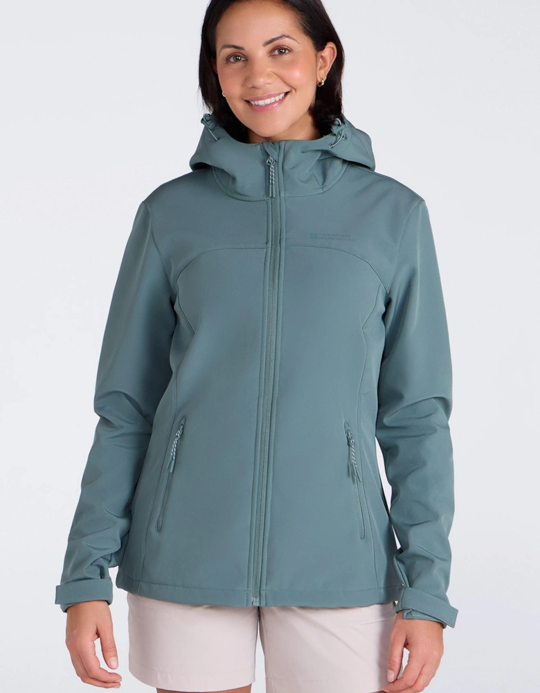 Mountain Warehouse Womens/Ladies Exodus Water Resistant Soft Shell Jacket