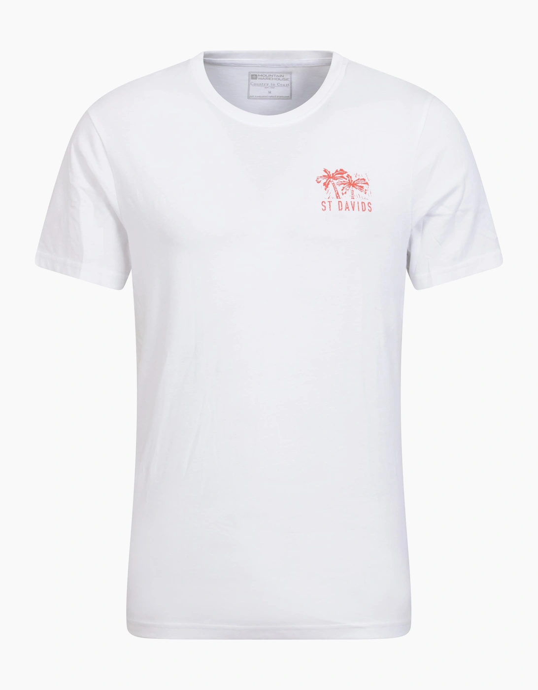 Mountain Warehouse Mens St Davids Printed Organic T-Shirt, 5 of 4