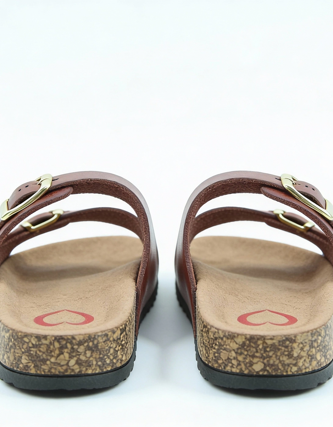Heavenly Feet HARMONY2 Womens Mules Sandals Redwood