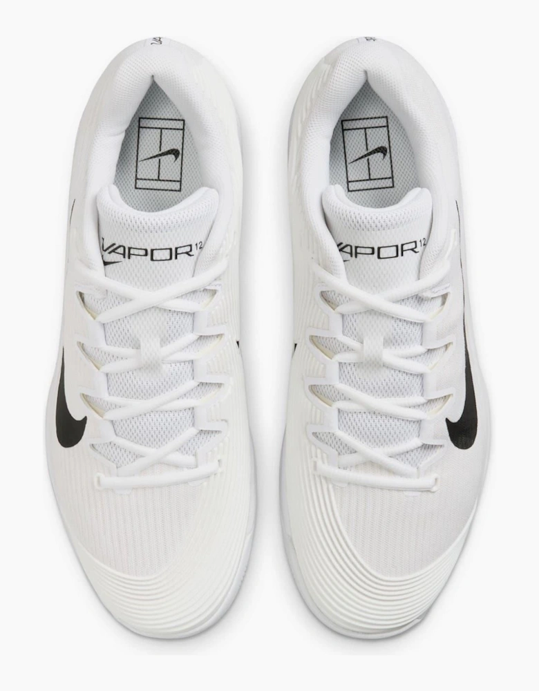Vapor Low Top Ribbed Flat Heel Sneakers