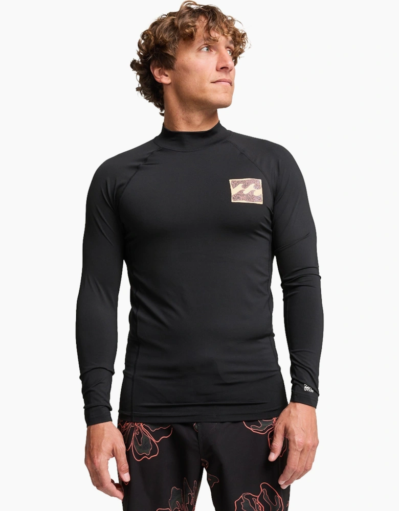 Billabong Mens Re Issue 50+ UPF Long Sleeve Rash Vest
