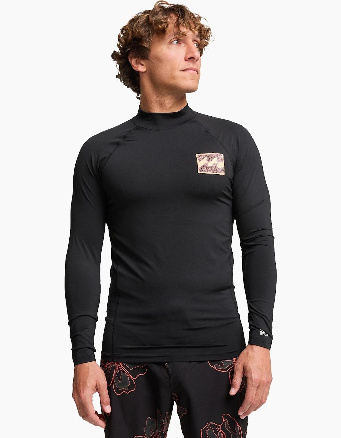 Billabong Mens Re Issue 50+ UPF Long Sleeve Rash Vest, 2 of 1