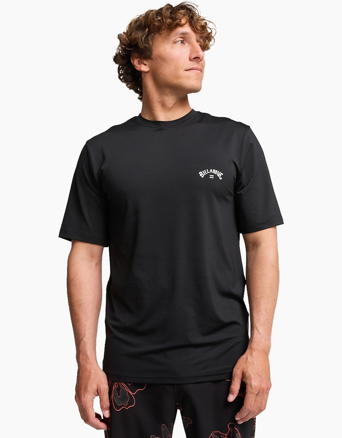 Billabong Mens Arch Wave 50+ UPF Short Sleeve Rash Vest