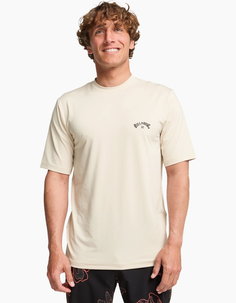 Billabong Mens Arch Wave 50+ UPF Short Sleeve Rash Vest