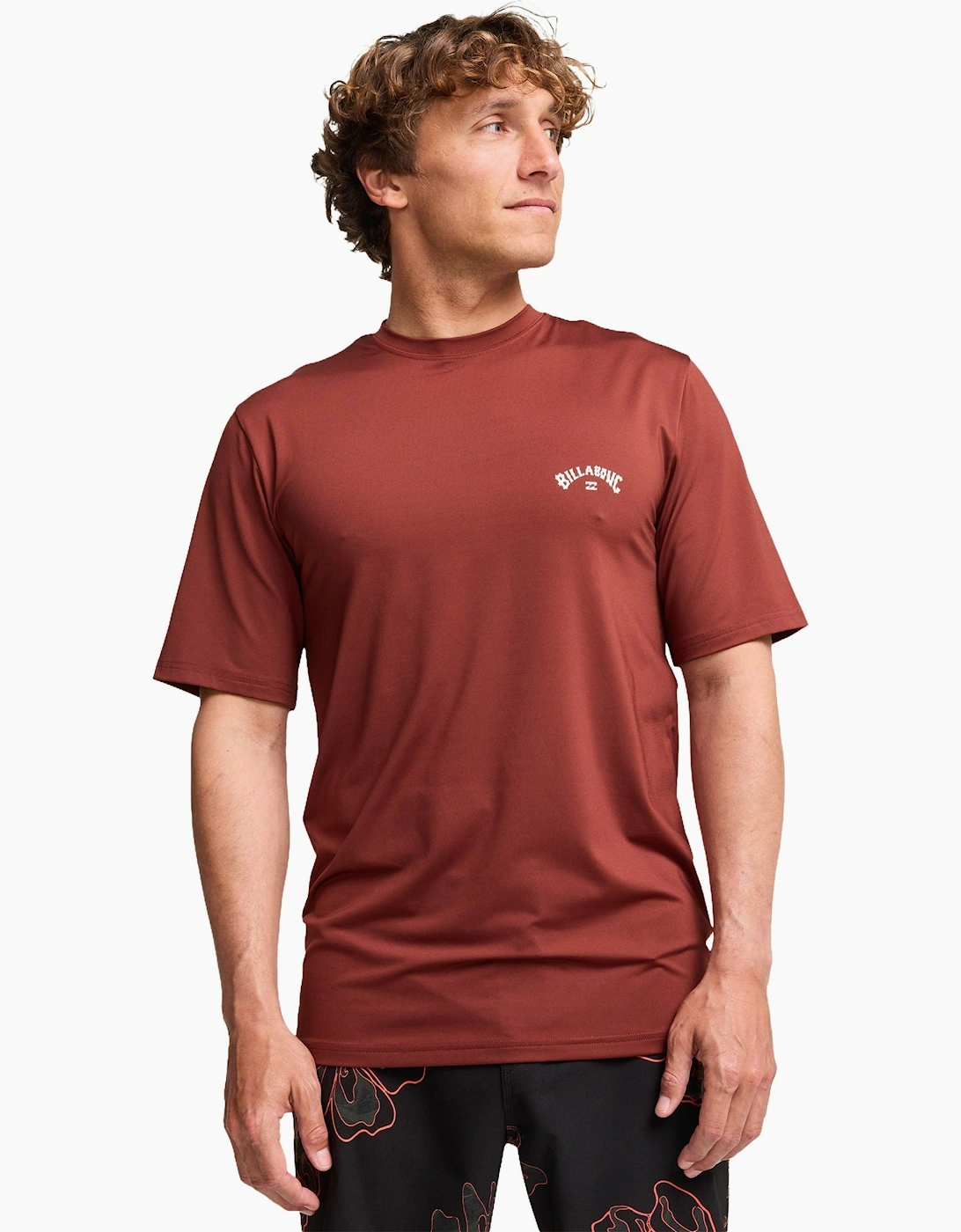 Billabong Mens Arch Wave 50+ UPF Short Sleeve Rash Vest