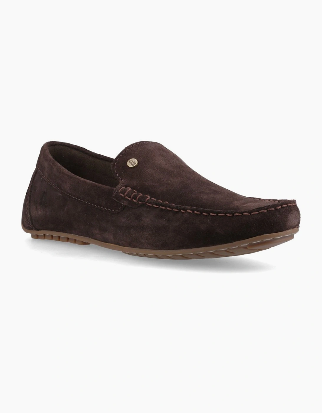 Hush Puppies Men's Brown Ralph Suede Shoes - Size 10