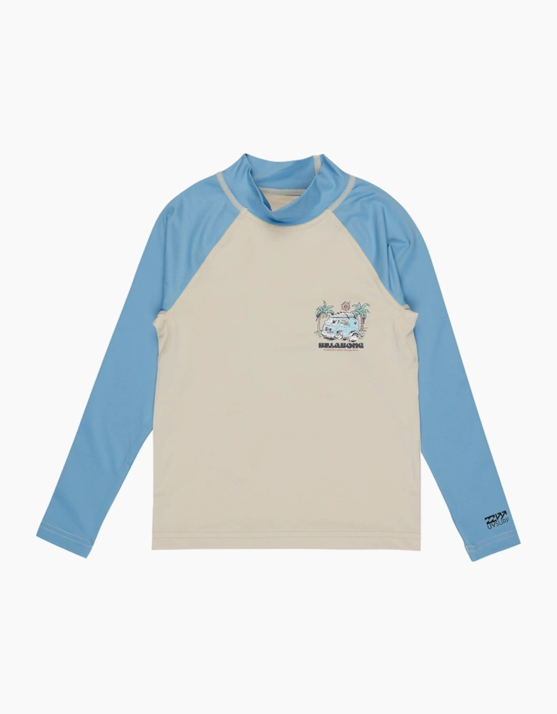 Billabong Kids Toddler Waves Long Sleeve Rash Vest