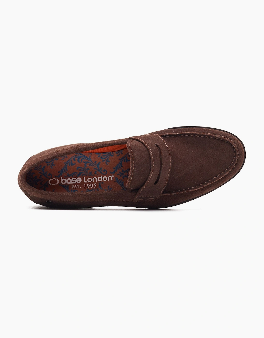 Base London SLATE Mens Loafer Shoes Brown