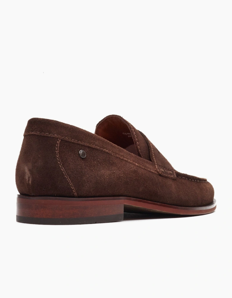 Base London SLATE Mens Loafer Shoes Brown