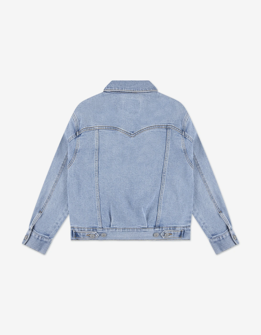 Levi's Girls Oversized Western Trucker Jacket in Blue