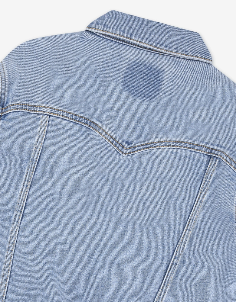 Levi's Girls Oversized Western Trucker Jacket in Blue